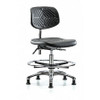 BLUE RIDGE ERGONOMICS BR-NCR-PMBCH-CR-T0-A0-CF-RG-BLK ERGONOMIC CHAIR POLYURETHANE BLACK