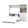 BESTAR 26891-17 FULL WALL BED KIT PUR WHITE 95 
