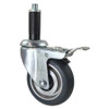 CC APEX CDP-Z-94 SWIVEL STEM CASTER TOTAL LOCK GRAY 4 