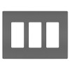 PASS SEYMOUR RWP263BK ROCKER WALL PLATE SMOOTH PLASTIC BLACK