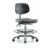 BLUE RIDGE ERGONOMICS BR-NCR-PMBCH-CR-T0-A0-CF-CC-BLK ERGONOMIC CHAIR POLYURETHANE BLACK