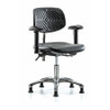 BLUE RIDGE ERGONOMICS BR-NCR-PDHCH-CR-T1-A1-RG-BLK ERGONOMIC CHAIR UPHOLSTERED VINYL BLACK