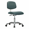 BLUE RIDGE ERGONOMICS BR-CLR-VDHCH-CR-CC-8546 ERGONOMIC CHAIR UPHOLSTERED VINYL BLUE