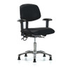 BLUE RIDGE ERGONOMICS BR-ESD-VDHCH-CR-T0-A1-EG-ESDBLK ERGONOMIC CHAIR FABRIC BLACK