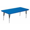 CORRELL AR2448-REC-27 ACTIVITY BLOW-MOLDED TABLE 24X48 BLUE