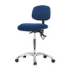 BLUE RIDGE ERGONOMICS BR-ESD-FMBCH-CR-T1-A0-NF-EC-ESDBLU ERGONOMIC CHAIR FABRIC BLUE