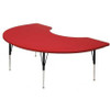 CORRELL AR4872-KID-25 ACTIVITY KIDNEY TABLE 48X72 RED