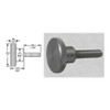 S W MANUFACTURING WSS-015 KNRL KNOB STUD 1/4-20 1 DIA. 1.75 STD