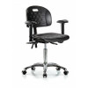 BLUE RIDGE ERGONOMICS BR-HPMBCH-CR-T0-A1-NF-CC-BLK ERGONOMIC CHAIR POLYURETHANE BLACK