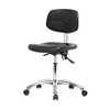 BLUE RIDGE ERGONOMICS BR-ESD-PDHCH-CR-T1-A0-EC ERGONOMIC CHAIR UPHOLSTERED VINYL BLACK
