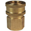 DIXON VALVE  COUPLING E4F4-B E-SERIES FEMALE NPT 1/2 PLUG 1/2 BR