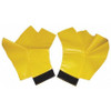 CHICAGO PROTECTIVE APPAREL 485-VCN SPATS 7 18 OZ. YELLOW VINYL PR