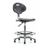 BLUE RIDGE ERGONOMICS BR-CLR-TPHBCH-CR-A0-CF-RG-BLK ESD TASK CHAIR UPHOLSTERED VINYL BLACK