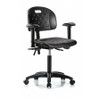 BLUE RIDGE ERGONOMICS BR-HPMBCH-RG-T0-A1-NF-RC-BLK ESD TASK CHAIR FABRIC BLACK