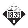 LABELMASTER ZEZ41835 CORROSIVE PLACARD UN 1835 PK25