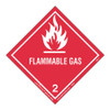 LABELMASTER HML7S FLAMMABLE GAS LABEL WORDED PK50