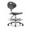 BLUE RIDGE ERGONOMICS BR-CLR-TPMBCH-CR-A0-CF-CC-BLK ESD TASK CHAIR UPHOLSTERED VINYL BLACK