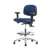 BLUE RIDGE ERGONOMICS BR-ESD-VMBCH-CR-T0-A1-CF-EG-ESDBLU ERGONOMIC CHAIR UPHOLSTERED VINYL BLUE BLUE RIDGE ERGONOMICS BR-ESD-VMBCH-CR-T0-A1-CF-EG-ESDBLU ERGONOMIC CHAIR UPHOLSTERED VINYL BLUE