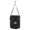 ERGODYNE 5970T BUCKET BAG,NYLON,STRAIGHT WALL,BLACK