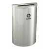 GLARO INC. P1899SA-SA-P RECYCLING RECEPTACLE HALF ROUND 18 