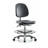 BLUE RIDGE ERGONOMICS BR-NCR-PMBCH-MB-CR-T0-A0-CF-CC-BLK ERGONOMIC CHAIR POLYURETHANE BLACK