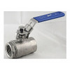 FLOW PLUS 02B026666RRSE BALL VALVE 1/4 2000 PSI CF8M 2 PCS