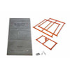 QUIETSITE 26466KT NOISE BARRIER KIT,97 1/2 IN L,48 IN W