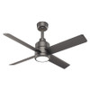 HUNTER 76041 COMMERCIAL CEILING FAN SLVER 96 W/LIGHT