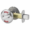 YALE D162 626 PARA DEADBOLT,CYLINDRICAL,SATIN CHROME FINISH