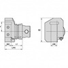 KENNAMETAL 5637957 RIGHT HAND CUT, KM4X63 MODULAR CONNECTIO