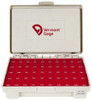 VERMONT GAGE 101300100 GAGE PIN SET,ZZ,PLUS,.0065"-.0605"