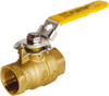 LEGEND VALVE & FITTING 101-735 1" PIPE, FULL PORT, BRASS FULL PORT BALL