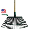 GREAT STATES CORP 1W RAKE LAWN/LEAF STEEL HEAD 19IN