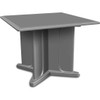 CORTECH 66750GY ENDURANCE TABLE 42" SQUARE X-BASE FLAME  CORTECH 66750GY ENDURANCE TABLE 42" SQUARE X-BASE FLAME