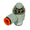 SMC AS2201F-N01-05SA SPEED CONTROL VALVE ELBOW 1/8 