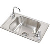 ELKAY CDKRC2517C ELKAY CELEBRITY STAINLESS STEEL 25" X 17