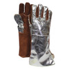 NATIONAL SAFETY APPAREL DJXG705165XL-NR ALUMINIZED GLOVES,1,000F,16-1/2",PR