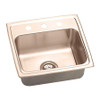 ELKAY DLR1919103-CU ELKAY CUVERRO ANTIMICROBIAL COPPER 19-1/