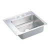 ELKAY DRKADQ252255L0 SINK,SS,25X22X5.5",TOP