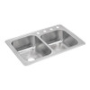 ELKAY DXR250R0 DAYTON STAINLESS STEEL 33" X 22" X 8-3/1