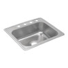 ELKAY DXR25221 DAYTON STAINLESS STEEL 25" X 22" X 8-3/1