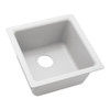 ELKAY ELG1616WH0 ELKAY QUARTZ CLASSIC 15-3/4" X 15-3/4" X