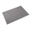 CROWN MATS FL 3612GY ANTIFATIGUE RIBBED MAT,3FT.X12FT.,GRAY