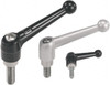 KIPP K0117.1061X50 ADJUSTABLE HANDLE,M6,ZINC