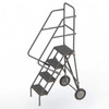 TRI-ARC KDRF104162 ROLLING LADDER,ALL-TERRAIN,4-STEP