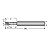 SCIENTIFIC CUTTING TOOLS TMLR126-36A #8-36 INTERNAL 36 TPI 1/4" SHANK 3-FLUTE
