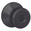 SCHLAGE F51VBWE622 KNOB DR ENTRY CONTEMP MAT BLK 