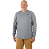 MILWAUKEE ELECTRIC TOOLS 604G-L HYBRID WORK TEE - LONG SLEEVE