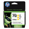 HEWLETT PACKARD 3ED79A HP 712 YELLOW DESIGNJET INK CARTRIDGE 3-