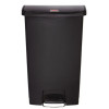RUBBERMAID COMMERCIAL PRODUCTS 1883613 SLIM JIM 68L/18G FS RESIN STEP ON BLACK